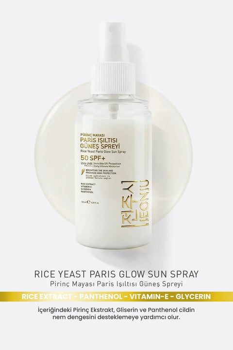 Jeonju Paris Rijstgist Zonnebrandspray SPF 50+ UVA UVB Bescherming 120 ml