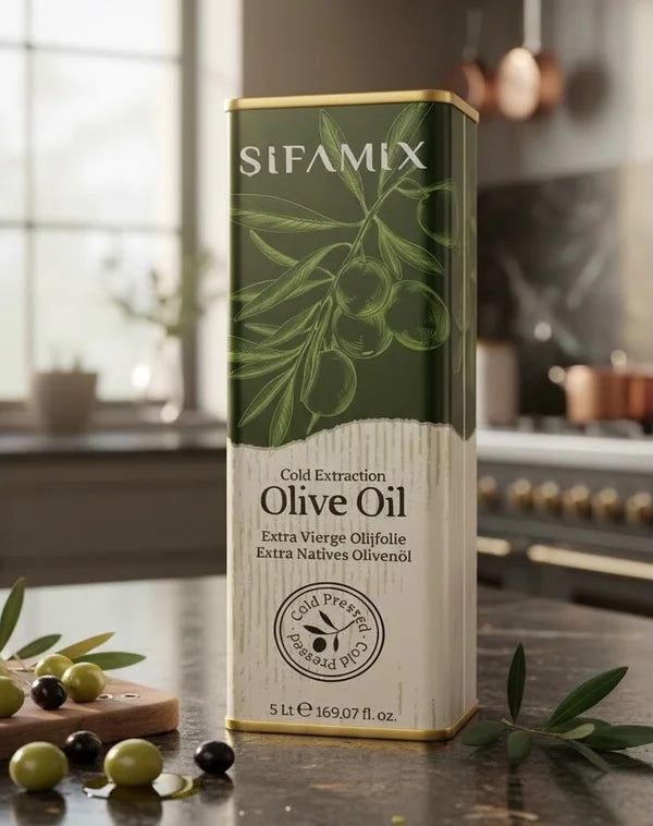 Şifamix Soğuk Sıkım Zeytinyağı 5kg