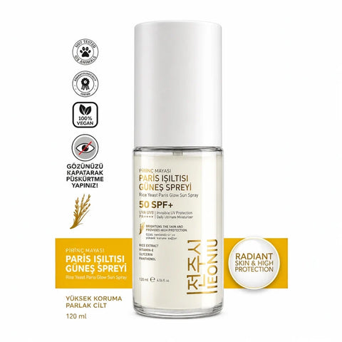 Jeonju Paris Rijstgist Zonnebrandspray SPF 50+ UVA UVB Bescherming 120 ml