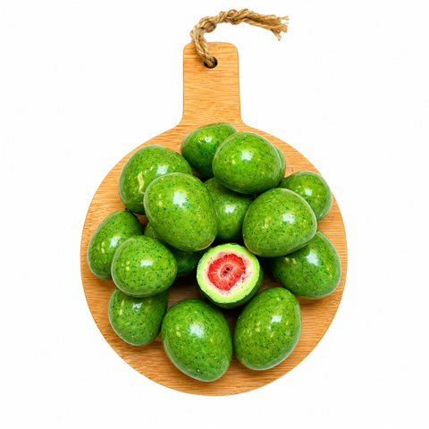 Matcha Aardbei Chocolade Dragées