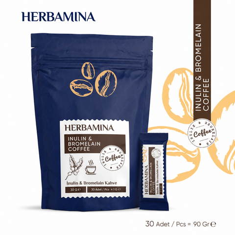 Herbamina Inulin & Bromelain Coffee