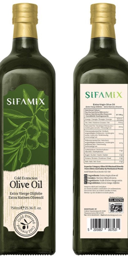 Şifamix Soğuk Sıkım Zeytinyağı (750ml)