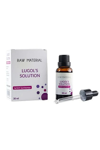 Raw Material Lugol's Solution %2 W/V İyot Damlası