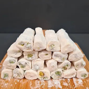 Antep fıstıklı fitil lokum