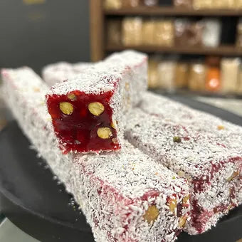 Narlı Hindistan Cevizli Fıstıklı Lokum