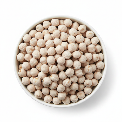 witte geroosterde kikkererwten